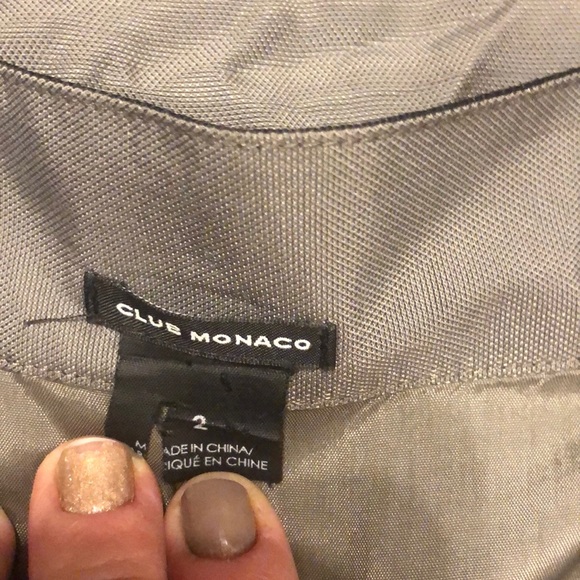 Club Monaco Striped Pencil Skirt - Picture 3 of 3